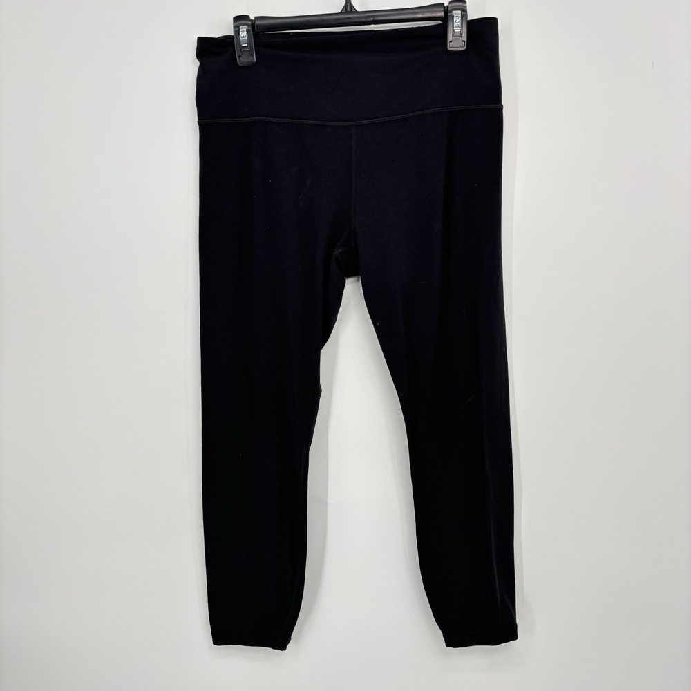 ATHLETA Ultra High Rise Elation 7/8 Leggings Black Womens Large Yoga Gym
